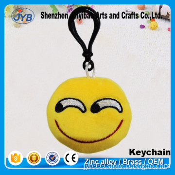 crazy hot sale little promotional emoji keychains custom furry expression keyring
